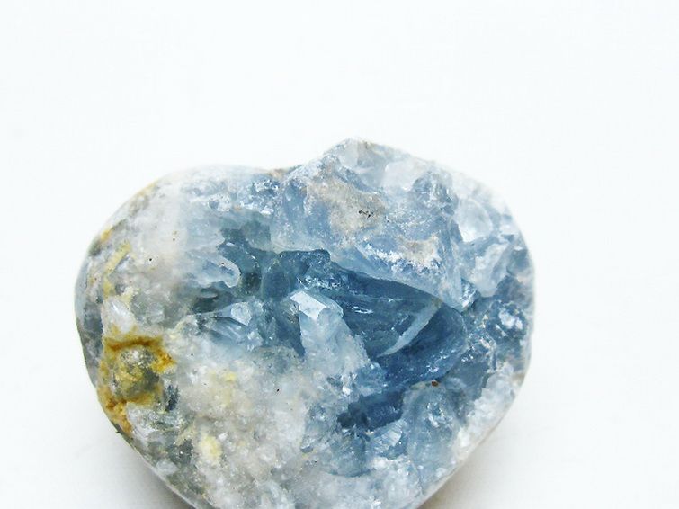 セレスタイト天青石原石[T756-5936] 2枚目