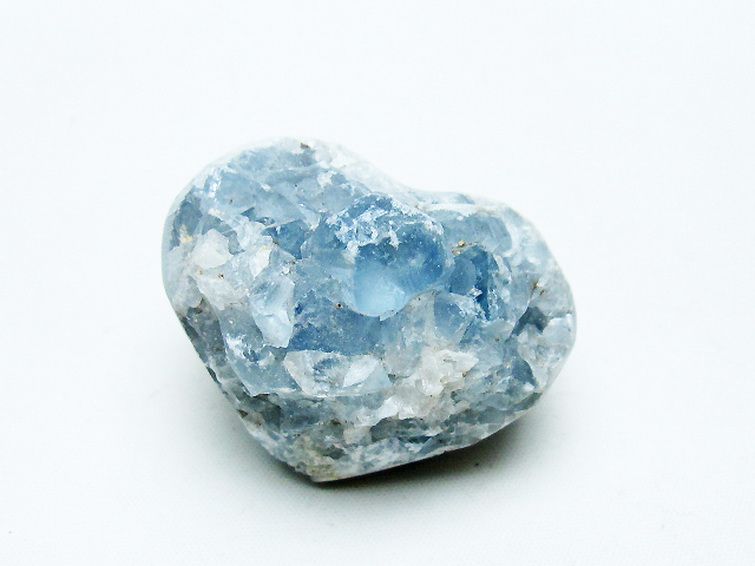 セレスタイト天青石原石[T756-5994] 1枚目