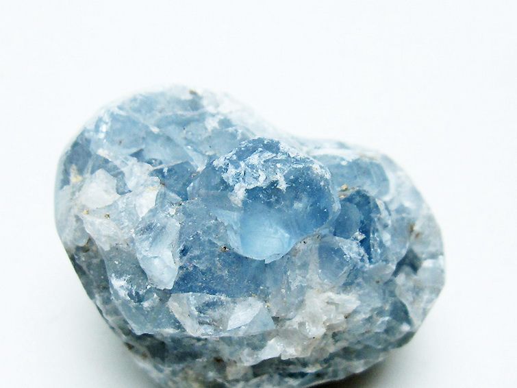 セレスタイト天青石原石[T756-5994] 2枚目