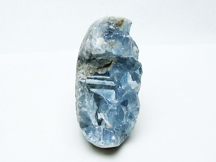 セレスタイト天青石原石[T756-6024] 1枚目