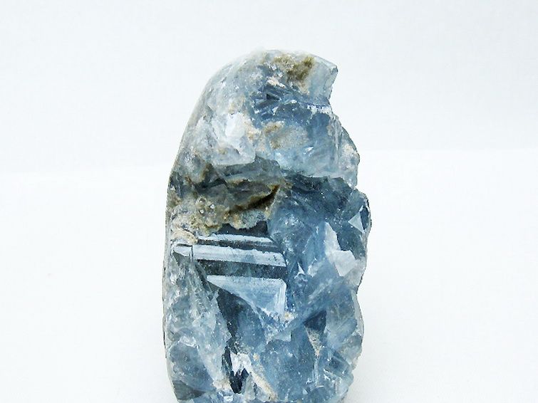 セレスタイト天青石原石[T756-6024] 2枚目