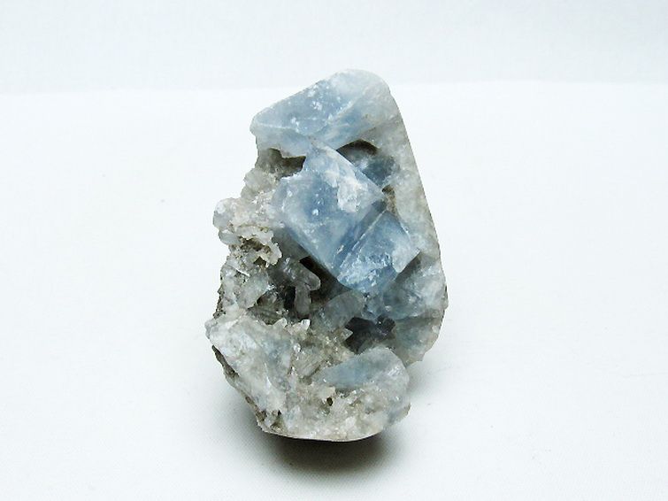 セレスタイト天青石原石[T756-6027] 1枚目