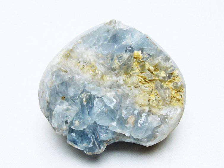 セレスタイト 天青石 ハートシェイプ 原石[T756-6133] 3枚目