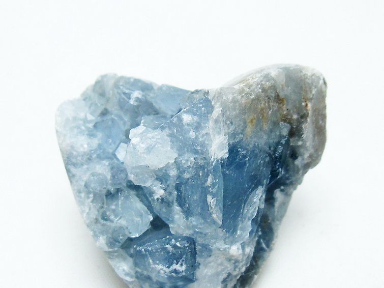 セレスタイト 天青石 ハートシェイプ 原石[T756-6192] 2枚目