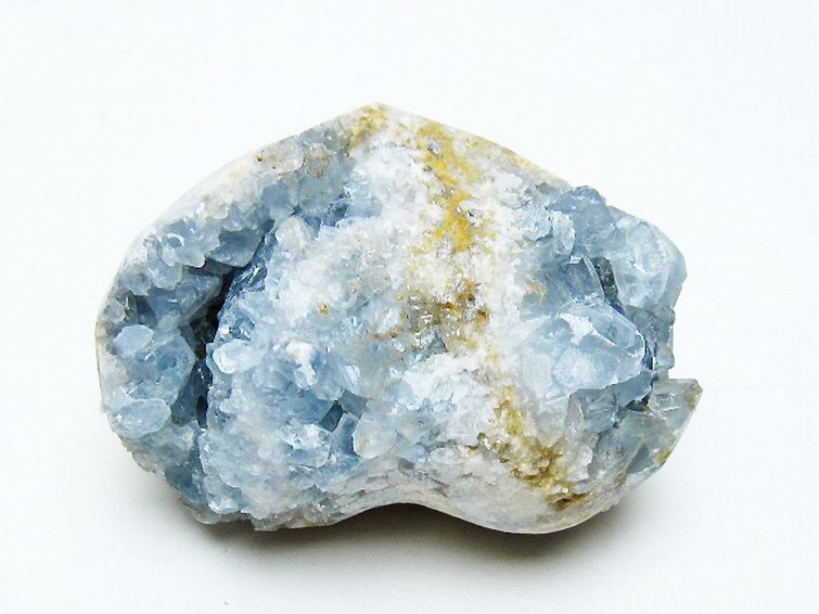 セレスタイト 天青石 ハートシェイプ 原石[T756-6243] 3枚目