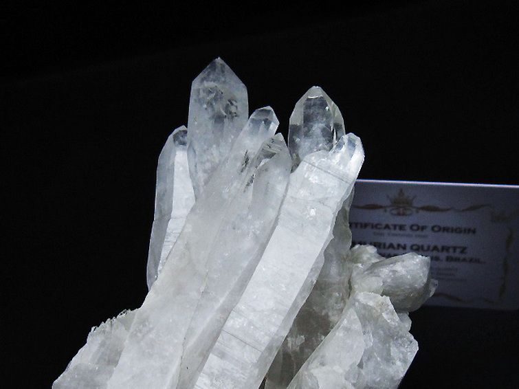 レムリアンシード 水晶 クラスター ミナスジェライス州コリント産 ※証明書付き[T759-1258] 3枚目