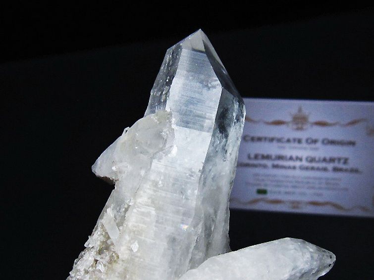 レムリアンシード 水晶 クラスター ミナスジェライス州コリント産 ※証明書付き[T759-1269] 3枚目