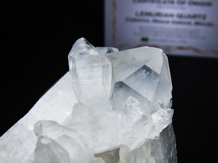 レムリアンシード 水晶 クラスター ミナスジェライス州コリント産 ※証明書付き[T759-1279] 3枚目