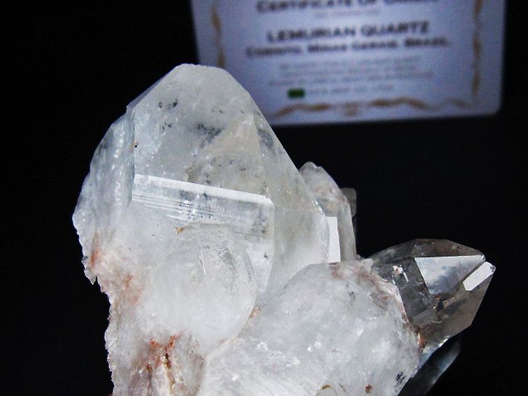 レムリアンシード 水晶 クラスター ミナスジェライス州コリント産 ※証明書付き[T759-1305] 3枚目