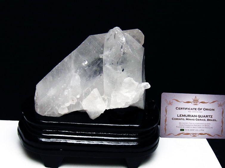 レムリアンシード水晶クラスター ミナスジェライス州コリント産 ※証明書付き[T760-3347] 1枚目