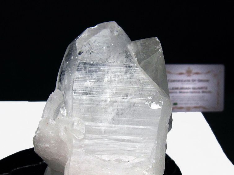 レムリアンシード水晶クラスター ミナスジェライス州コリント産 ※証明書付き[T760-3347] 2枚目