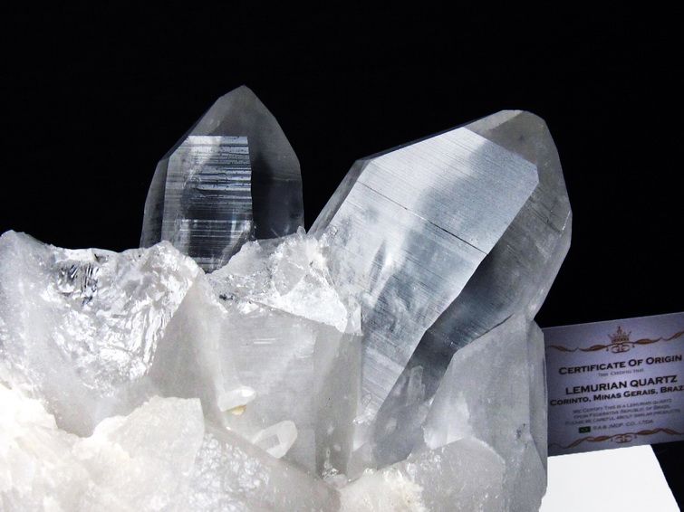 3Kgレムリアンシード水晶クラスター ミナスジェライス州コリント産 ※証明書付き[T760-3373] 2枚目