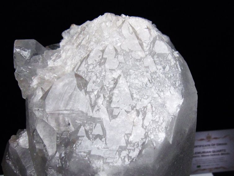 2.7Kgレムリアンシード水晶クラスター ミナスジェライス州コリント産 ※証明書付き[T760-3388] 2枚目