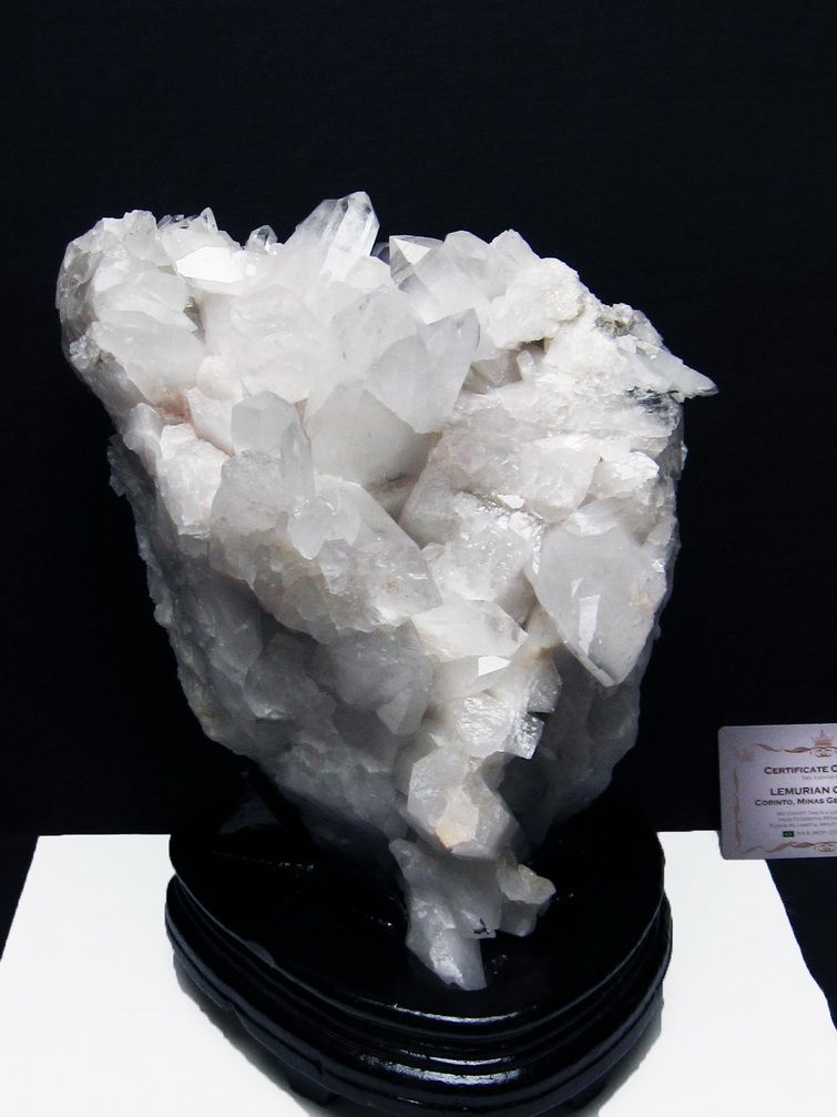 5.6Kgレムリアンシード水晶クラスター ミナスジェライス州コリント産 ※証明書付き[T760-3397] 1枚目
