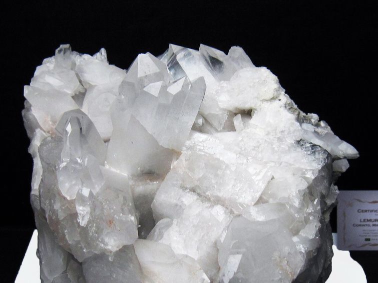 5.6Kgレムリアンシード水晶クラスター ミナスジェライス州コリント産 ※証明書付き[T760-3397] 3枚目