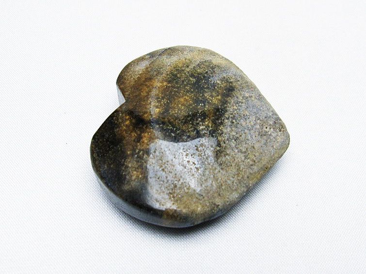 ルチルインアゲート ハート 置物[T763-3495] 2枚目