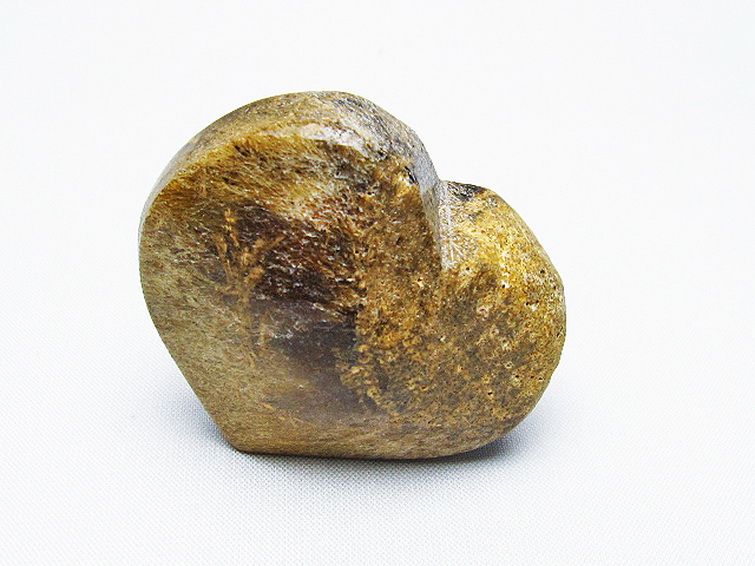 ルチルインアゲート ハート 置物[T763-3512] 1枚目