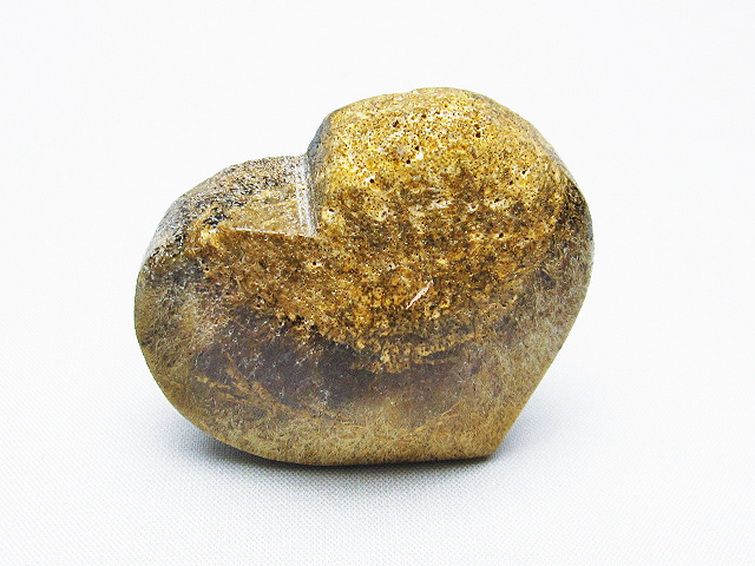 ルチルインアゲート ハート 置物[T763-3512] 2枚目