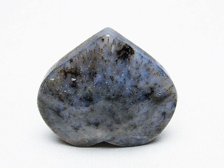 ルチルインアゲート ハート 置物[T763-3550] 3枚目