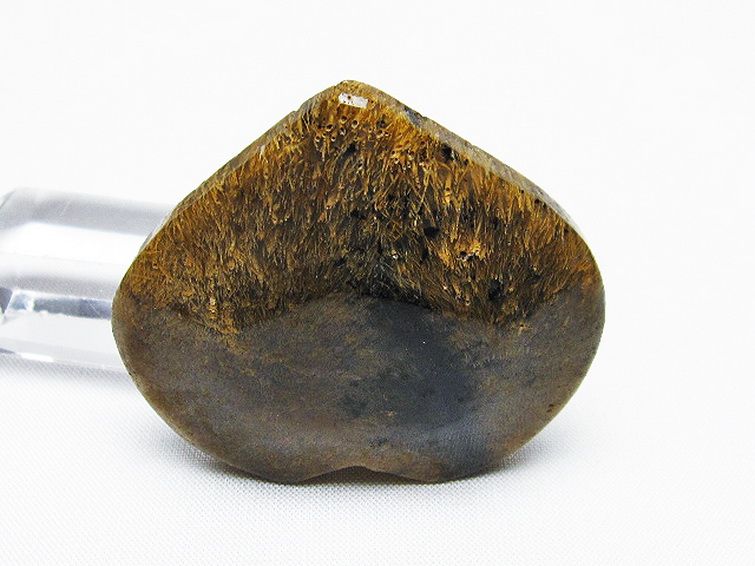 ルチルインアゲート ハート 置物[T763-3581] 3枚目