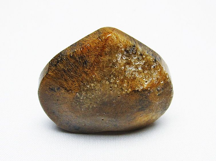 ルチルインアゲート ハート 置物[T763-3632] 3枚目