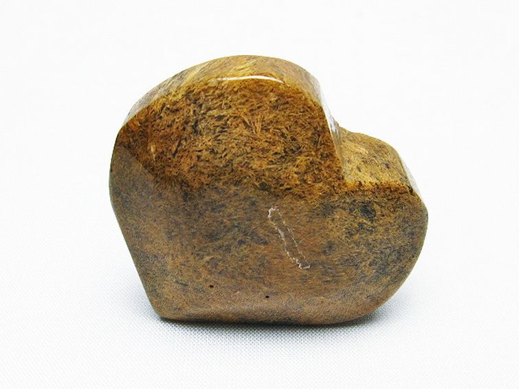 ルチルインアゲート ハート 置物[T763-3634] 2枚目