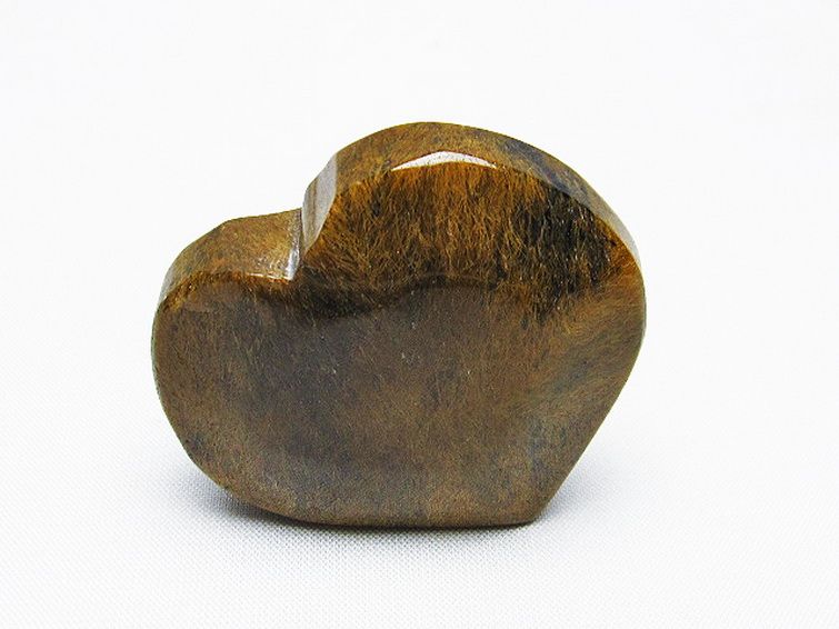 ルチルインアゲート ハート 置物[T763-3660] 1枚目