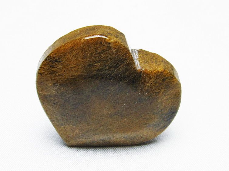 ルチルインアゲート ハート 置物[T763-3660] 2枚目