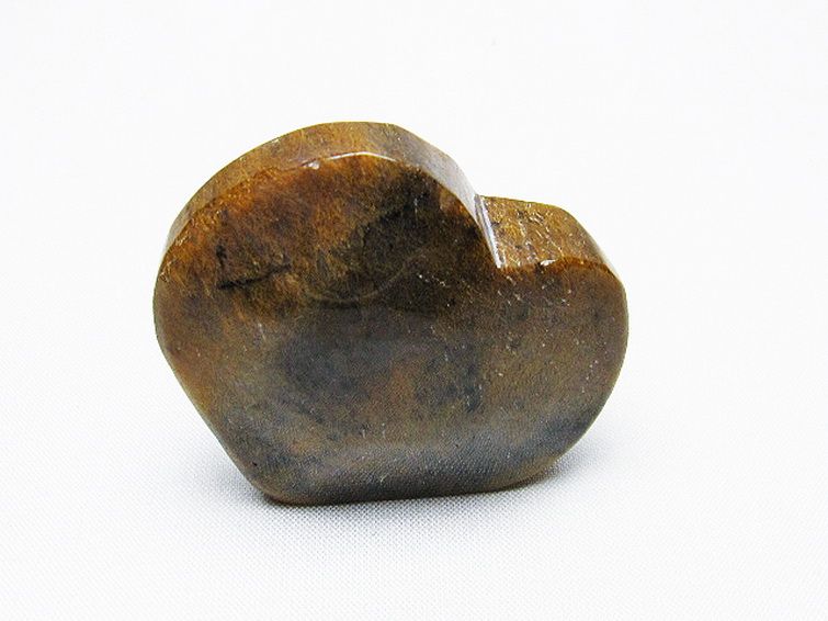 ルチルインアゲート ハート 置物[T763-3665] 1枚目