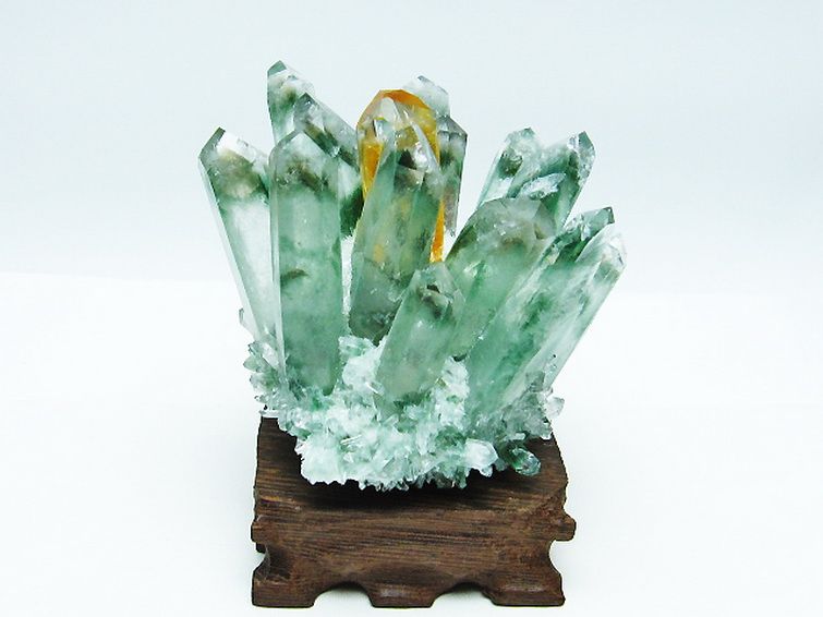 緑水晶 グリーンクォーツ クラスター [t802-5383] 1枚目