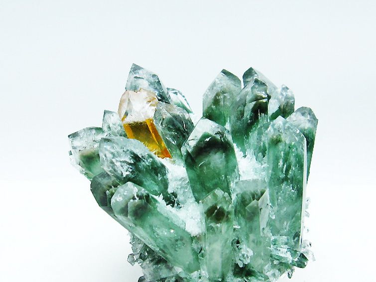 緑水晶 グリーンクォーツ クラスター[T802-5406] 3枚目