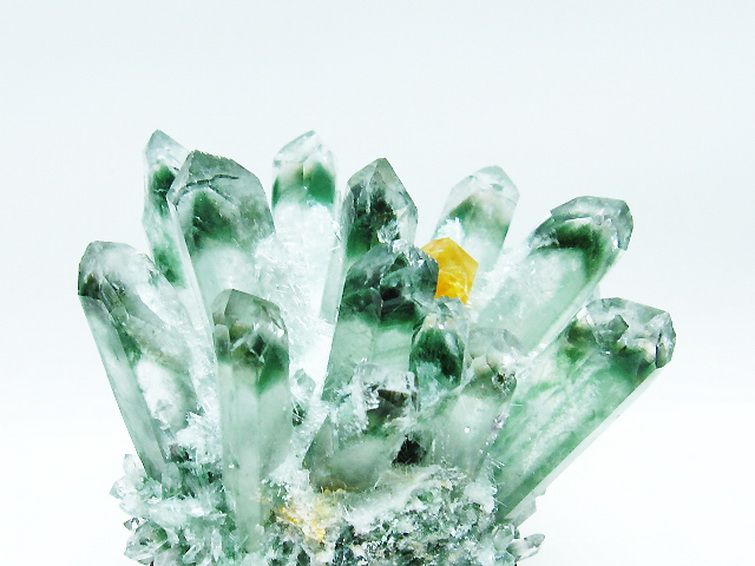 緑水晶 グリーンクォーツ クラスター [t802-5408] 2枚目