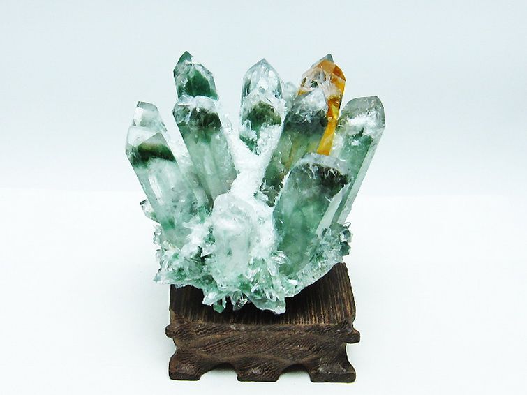 緑水晶 グリーンクォーツ クラスター [t802-5410] 1枚目