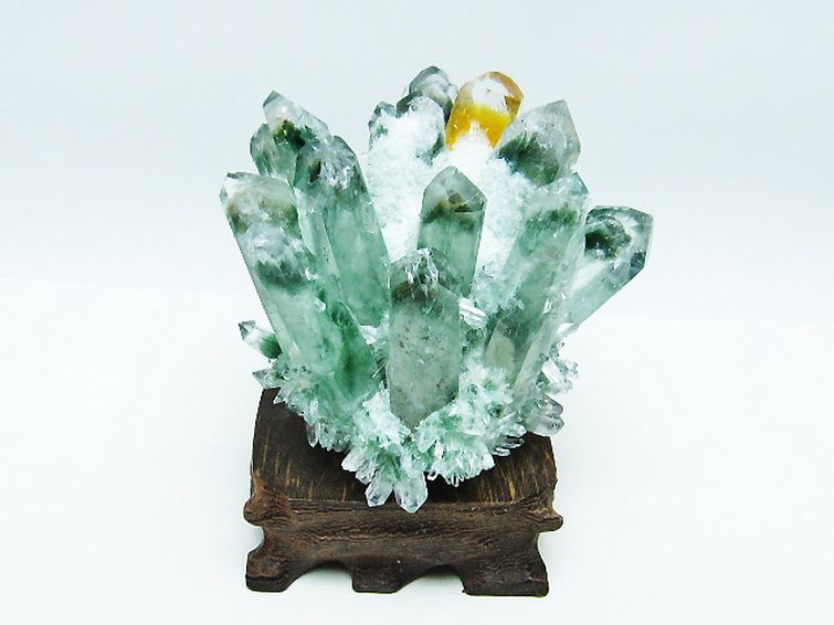 緑水晶 グリーンクォーツ クラスター [t802-5456] 1枚目