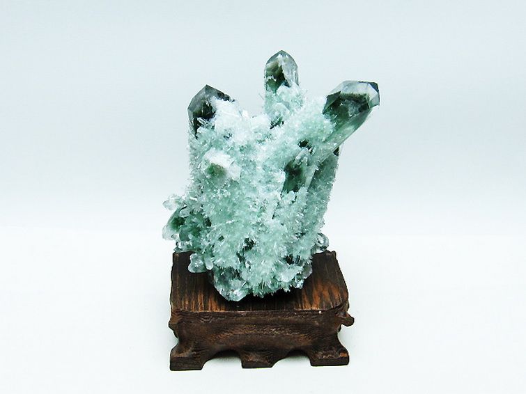 緑水晶 グリーンクォーツ クラスター [t802-5470] 1枚目