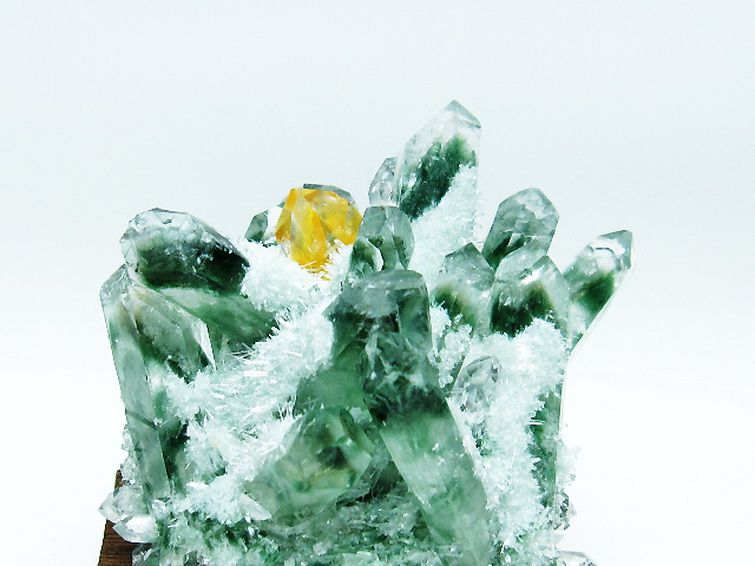 緑水晶 グリーンクォーツ クラスター[T802-5476] 2枚目