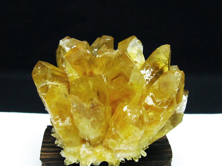 黄水晶 イエロークォーツ クラスター [T802-5656] 2枚目