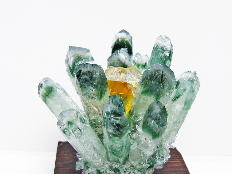 パワーストーン 天然石 緑水晶 グリーンクォーツ クラスター