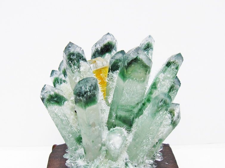 グリーンフローライト、インカたん、白虎の水晶たん、ローズクオーツ、水晶、トパーズ パワーストーン 天然石 緑水晶 グリーンクォーツ クラスター