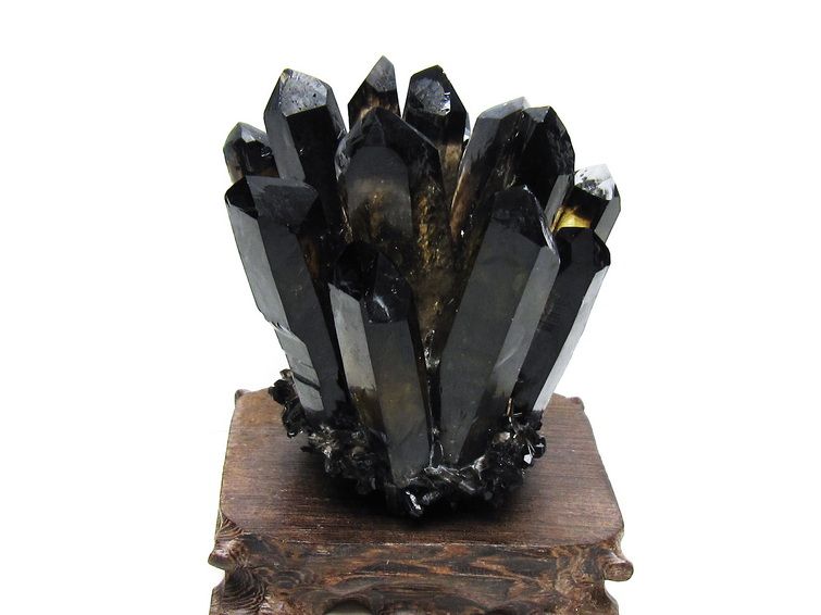 黒水晶 ブラッククォーツ クラスター [t802-5948] 1枚目