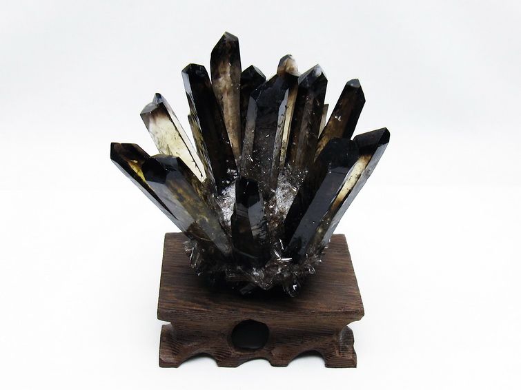 黒水晶 ブラッククォーツ クラスター [t802-6056] 1枚目