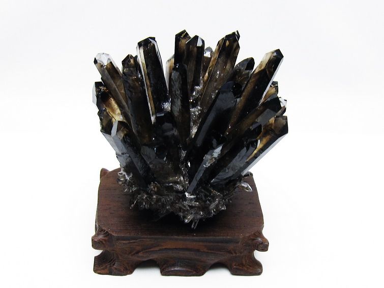 黒水晶 ブラッククォーツ クラスター [t802-6070] 1枚目