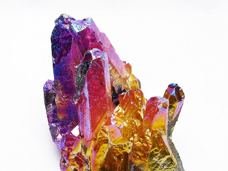 オーラ水晶 オーラクリスタル クラスター (レインボー)[T802-6128] 2枚目