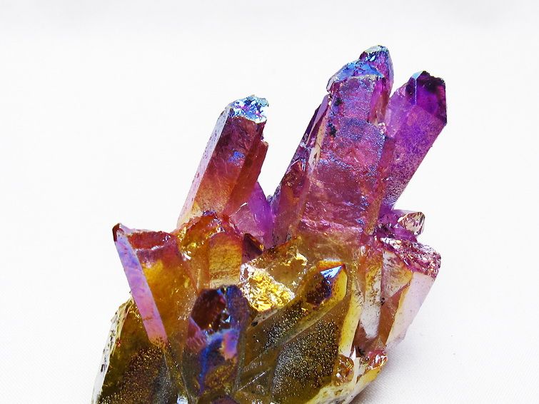 オーラ水晶 オーラクリスタル クラスター (レインボー)[T802-6128] 3枚目