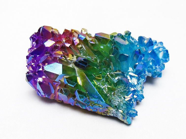 パワーストーン 天然石 オーラ水晶 オーラクリスタル クラスター