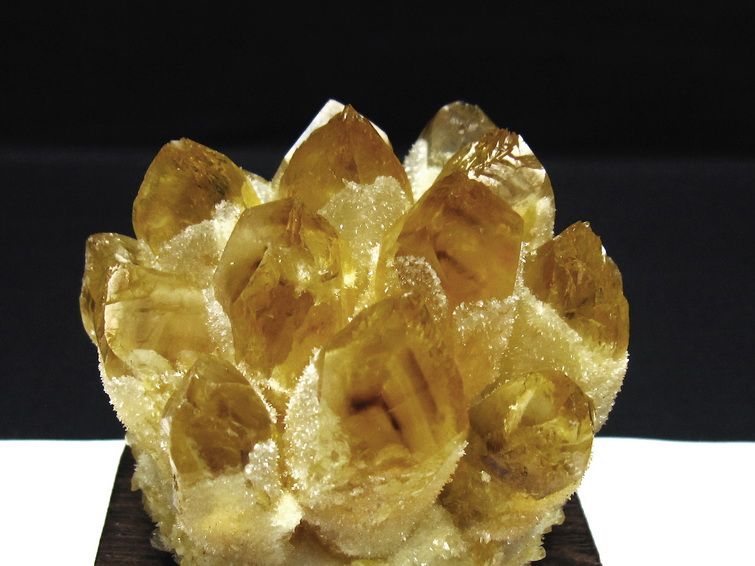 黄水晶 イエロークォーツ クラスター  [t802-6294] 3枚目