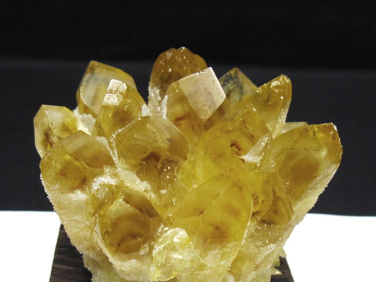 黄水晶 イエロークォーツ クラスター  [t802-6298] 3枚目