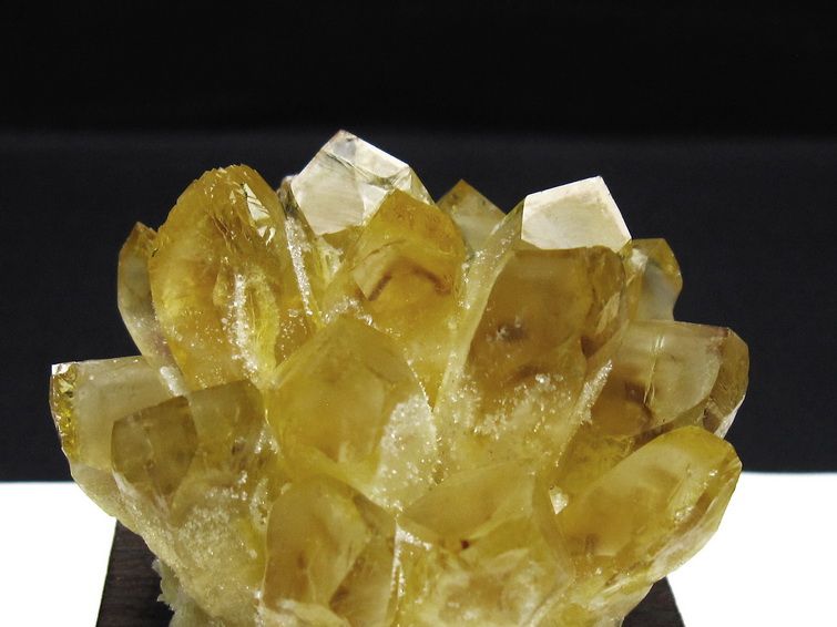 黄水晶 イエロークォーツ クラスター  [t802-6303] 3枚目