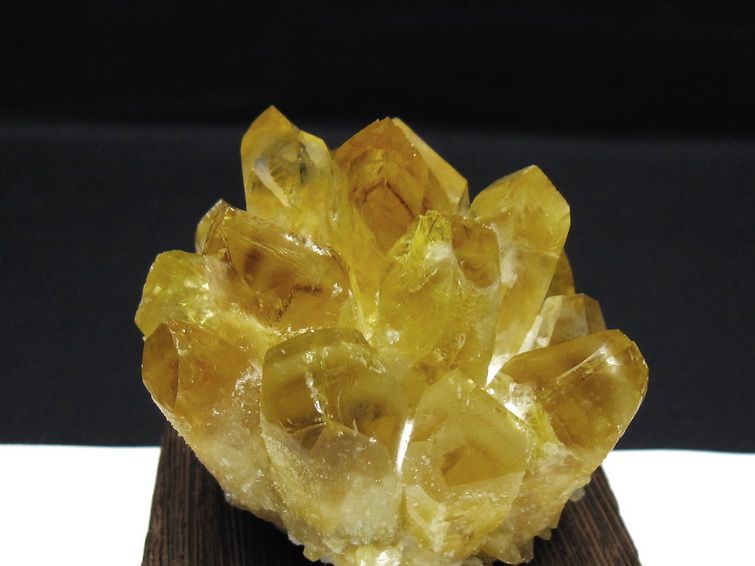 黄水晶 イエロークォーツ クラスター  [t802-6309] 2枚目