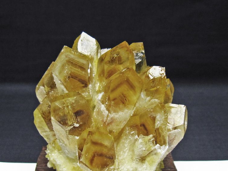 黄水晶 イエロークォーツ クラスター  [t802-6393] 3枚目